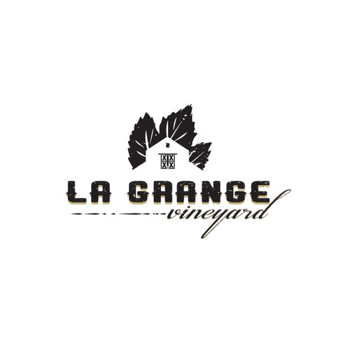 Vineyard logo with the title 'La Grange vineyard'