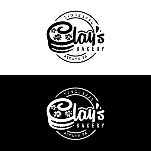 Cookie logo with the title 'Clay´s Bakery'