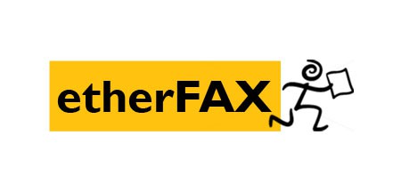 Messenger logo with the title 'Logo conept ether fax '
