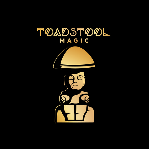 Tribal design with the title 'Toadstool Magic'