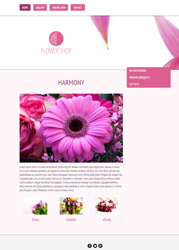 Flower shop design with the title 'Get certified for 99designs’ upcoming Logo & Website category!'