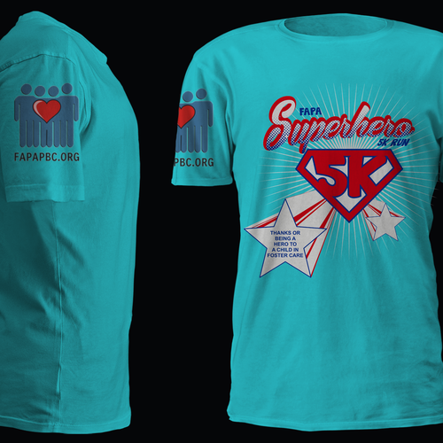 Superhero t-shirt with the title 'Your help is required for a new t-shirt design'