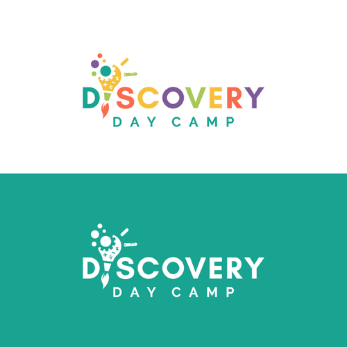 STEM logo with the title 'Discovery Day Camp'