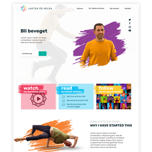 Philosophy design with the title 'Life Coaching Website'