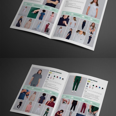 Moderne medizinische Berufskleidung (Katalog)