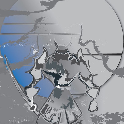 Japanese artwork with the title 'Poster Design'