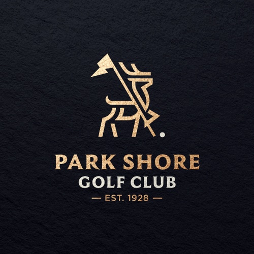 Buck logo with the title 'Golf Club Logo'
