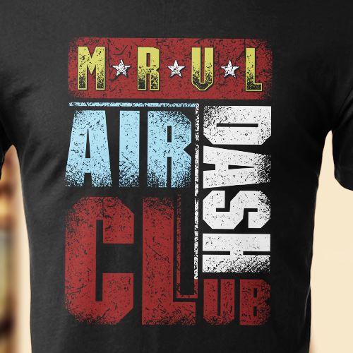 Grunge t-shirt with the title 'Marvel'