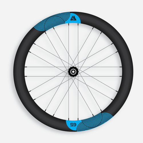 Carbon design with the title 'Graphic for a Carbon Bicycle Rim'