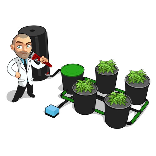 Character artwork with the title 'Bergman's Lab Additional Illustration'