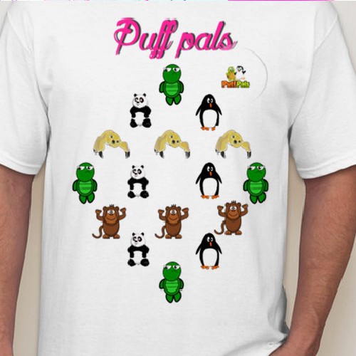 Love t-shirt with the title 'Puff pals '