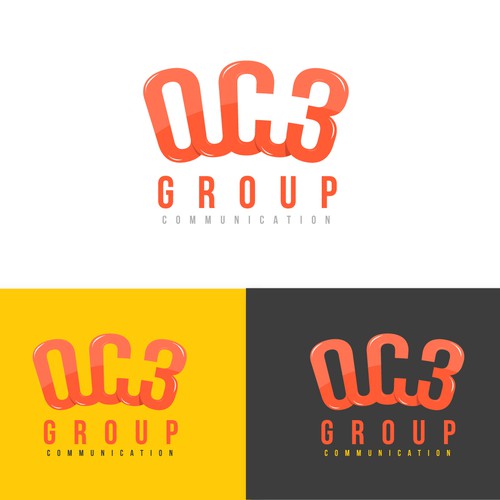 Tv show logo with the title 'media look logo'