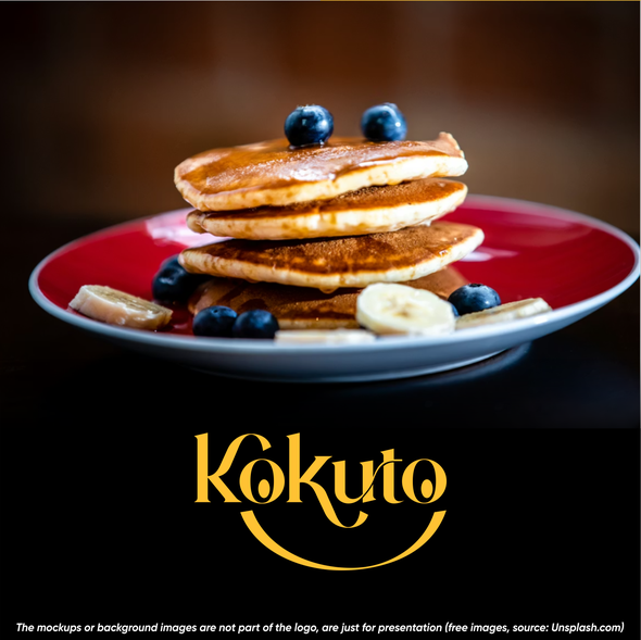 Pancake design with the title 'Kokuto'
