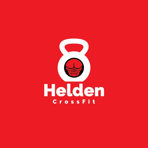 CrossFit logo with the title 'CrossFit gym logo'