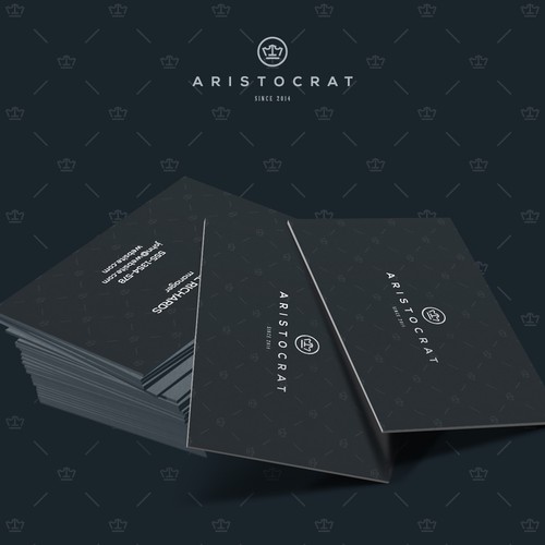 Royal design with the title 'Aristocrat'