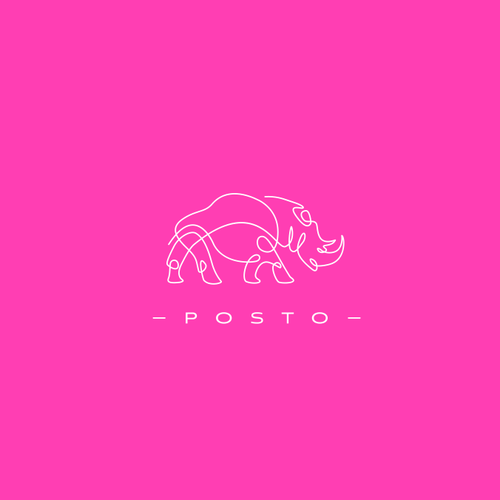 Feminine brand with the title 'Posto Realty logo'
