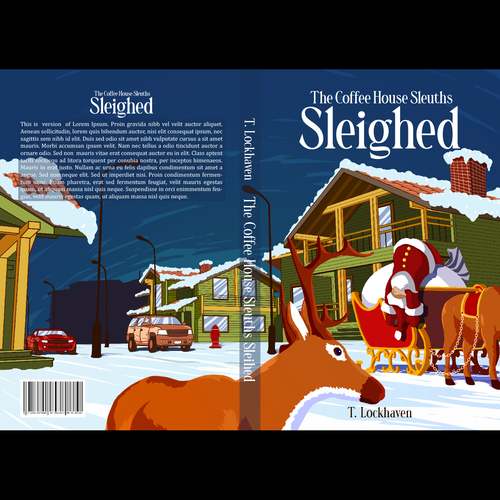 Cozy design with the title 'Illustration for Book Cover'