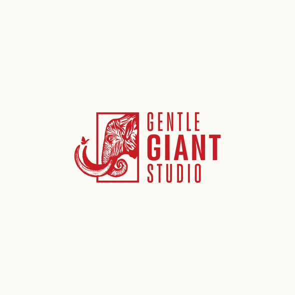 Creative logo with the title 'Gentle Giant Studio'