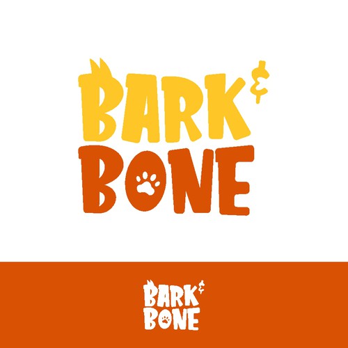 Bone logo with the title 'Bold Logo Concept'