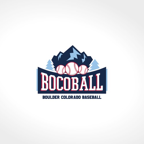 Evergreen logo with the title 'Bocoball Logo'