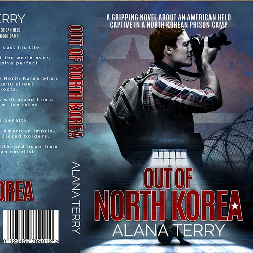 Prison design with the title 'Out of North Korea Book Cover'