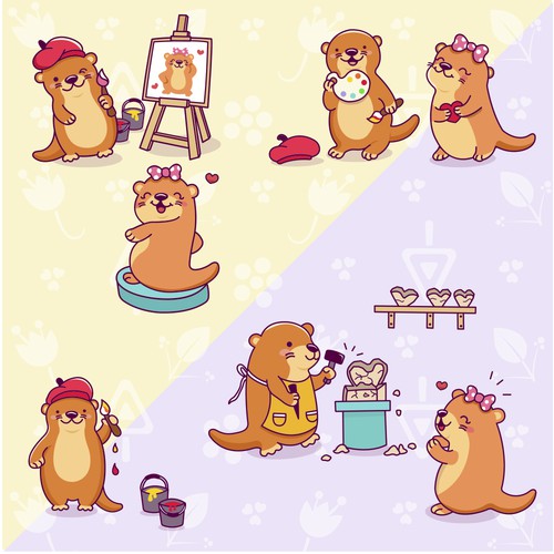 Kindergarten design with the title 'Art O'