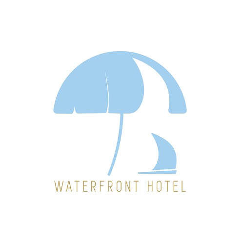 Digital art logo with the title 'Hotel Logo'