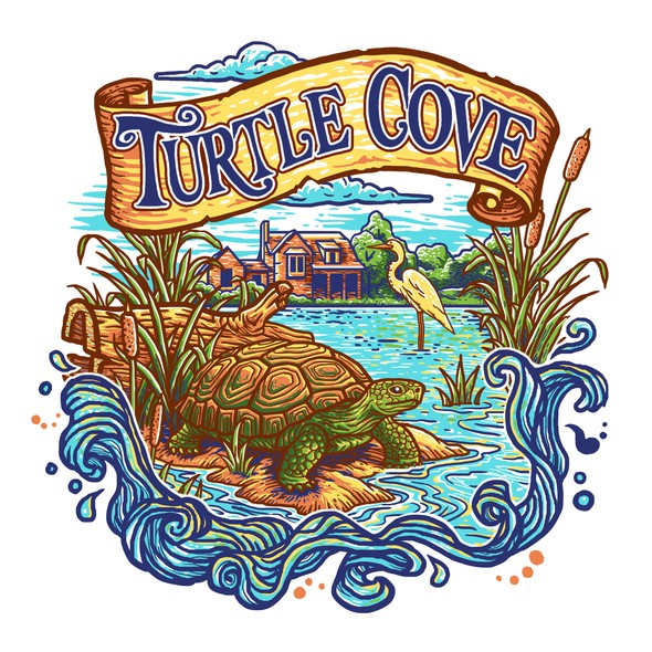 Political t-shirt with the title 'Turtle Cove Tees Design'
