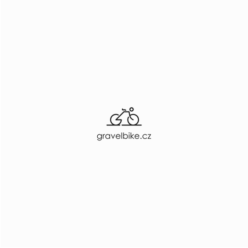 Tidy design with the title 'gravelbike.cz'