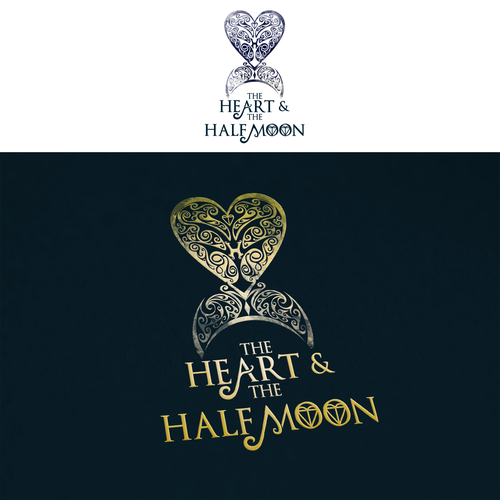 Couture design with the title 'The Heart & The Half Moon'