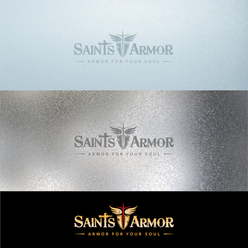 Armor design with the title 'Saints Armor'