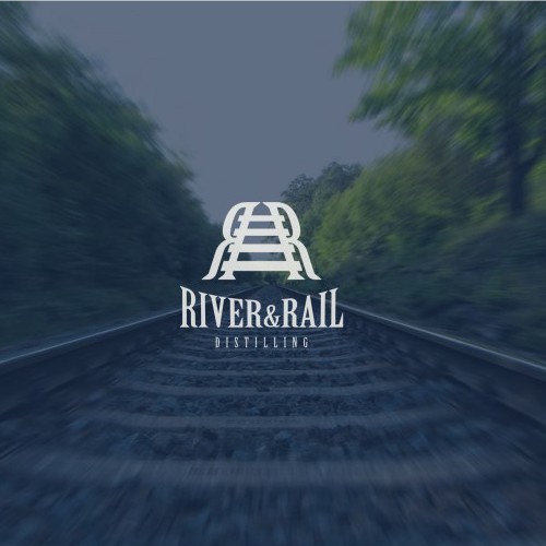 Steam design with the title 'Rail logo'