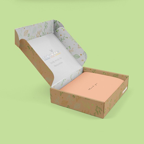 Subscription box packaging with the title 'Subscription Box'