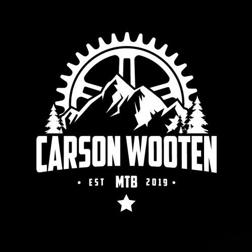 YouTube creator logo with the title 'Carson Wooten MTB'