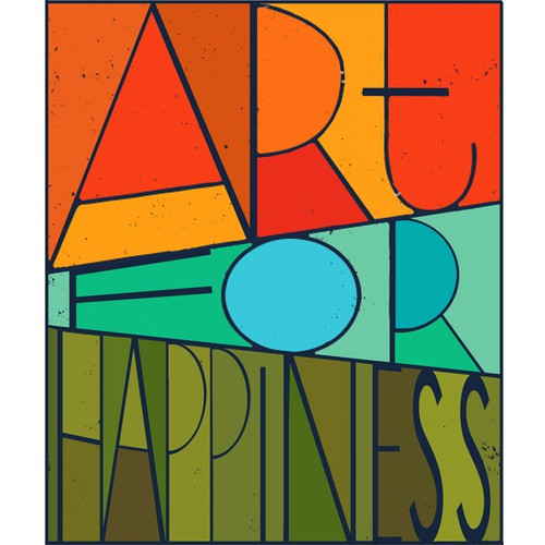 Artsy book cover with the title 'Book cover'