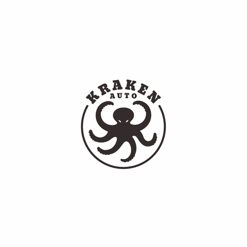 Kraken logo with the title 'Logo for Kraken Auto'