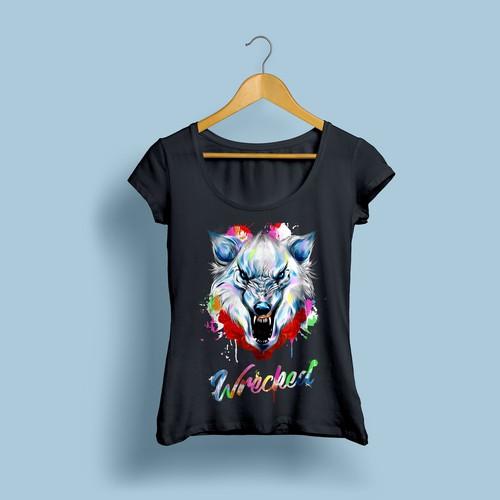 Neon t-shirt with the title 'T shirt contest'