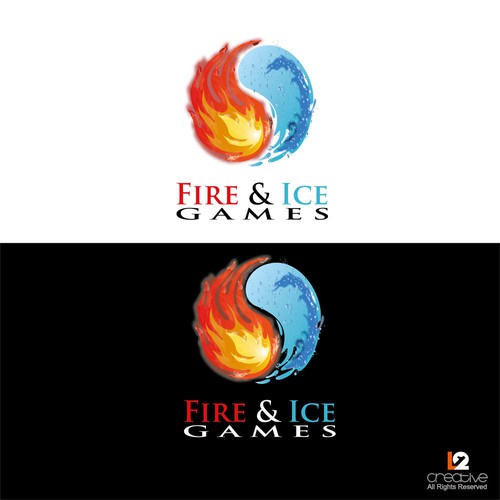 Yin-yang logo with the title 'Bold, clean, creative, unique'