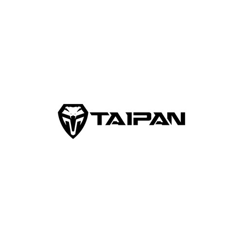Snake logo with the title 'Taipan Snake (logo for sale)'