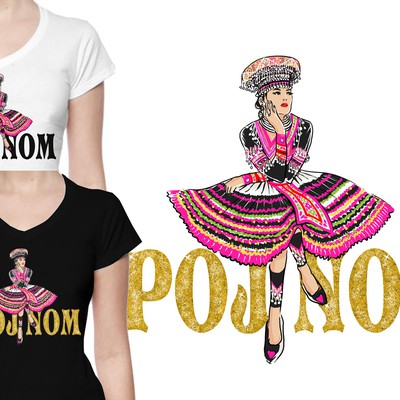 Hmong Inspired Woman t-shirt