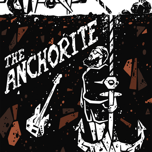 Movie poster artwork with the title 'Poster for indie movie "The Anchorite"'