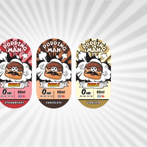 Liquid label with the title 'pop art concept for liquid label '