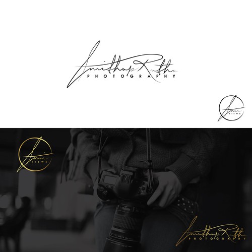 Signature logo with the title 'Logo for Amithap Ratha'