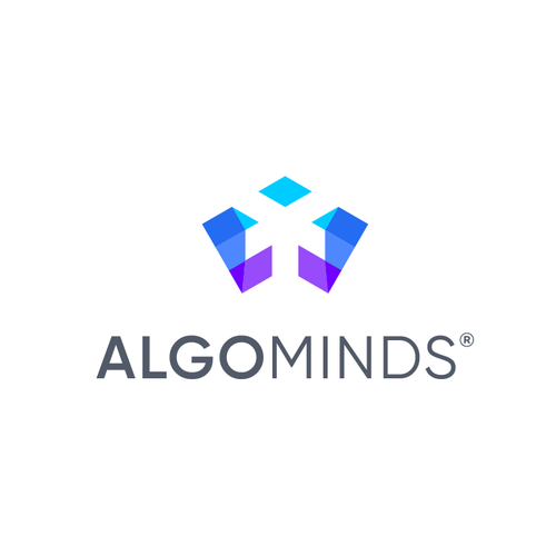 Thinking design with the title 'Logo designs for AlgoMinds'