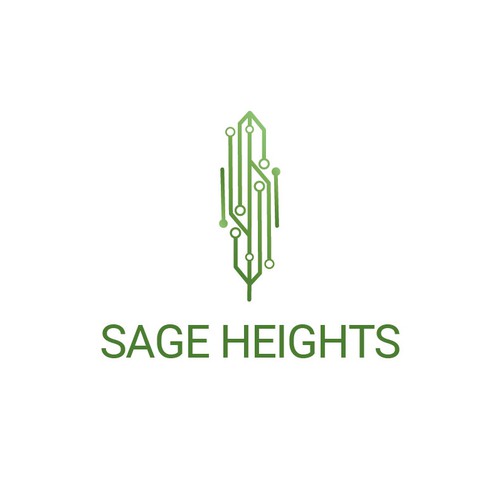 Circuit design with the title 'Logo for high-tech high school'