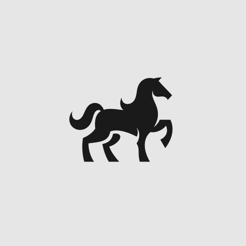 Horse brand with the title 'Horse logo '