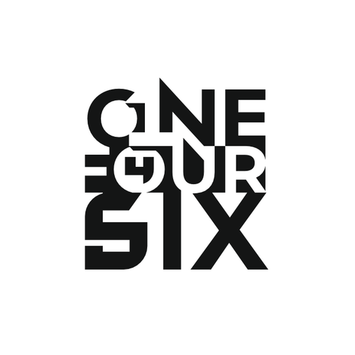 Six design with the title 'One Four Six Logo'