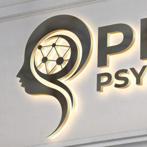Psychiatry logo with the title 'logo design '