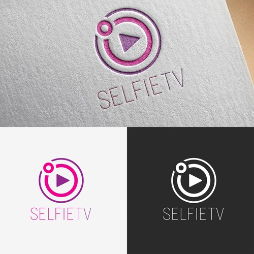 Antenna logo with the title 'Simple logo concept for website'