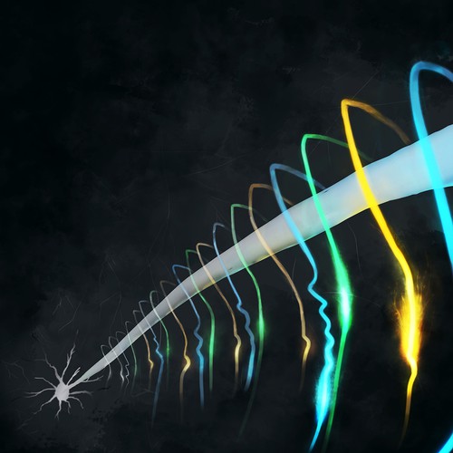 Book cover artwork with the title 'The Neuron 2'